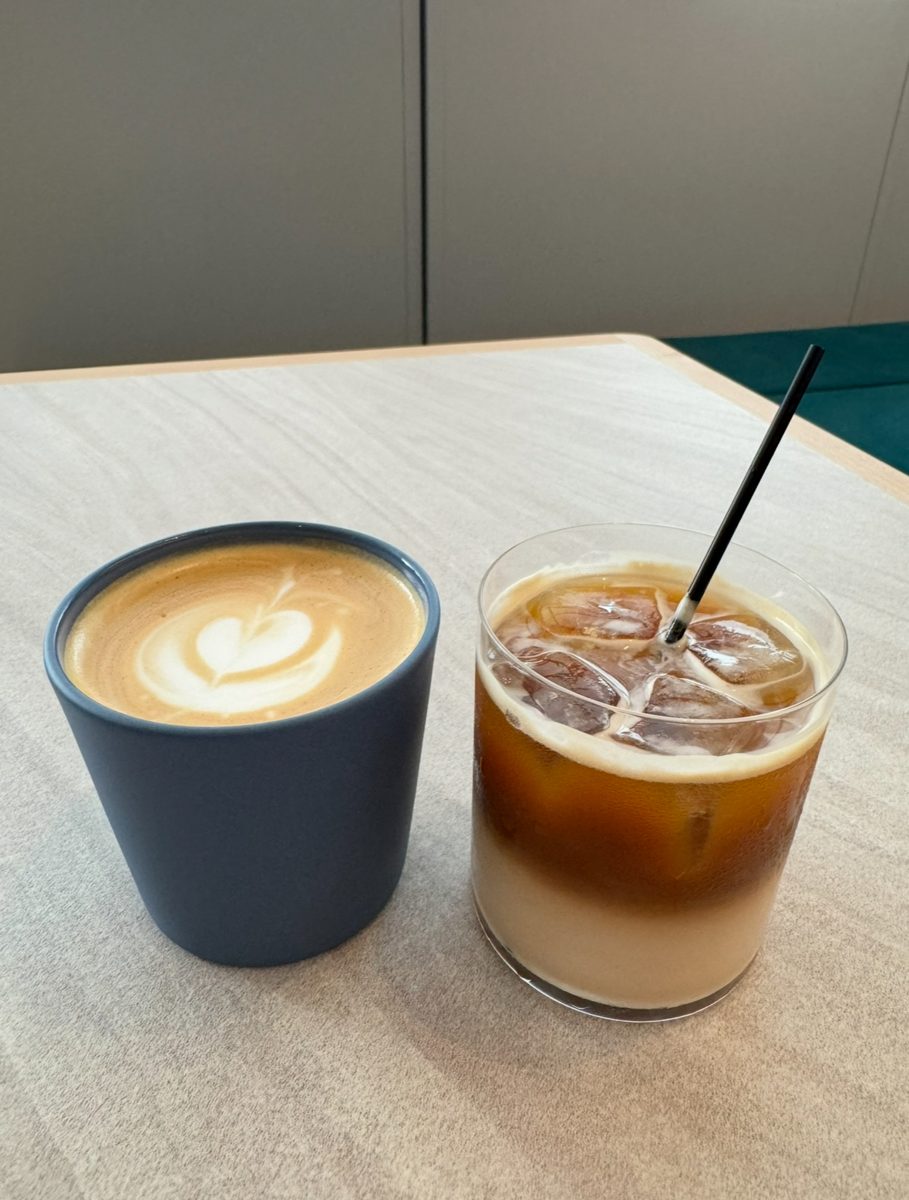 カフェラテとアイスラテ